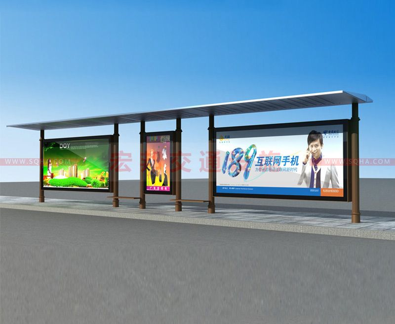 公交候車亭常規(guī)尺寸、價格